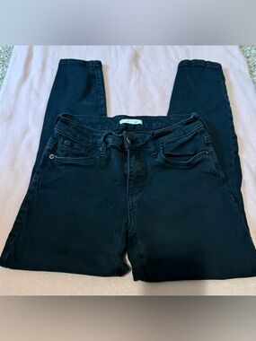 STS Blue Black Skinny Jeans Women’s Size 26 Stretch Ankle Denim